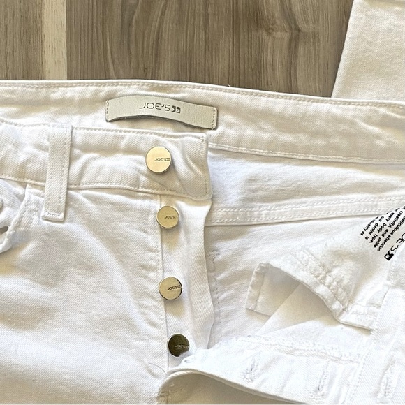 Joe’s The Scout white destroyed button fly jeans. Size 27 - Picture 3 of 11